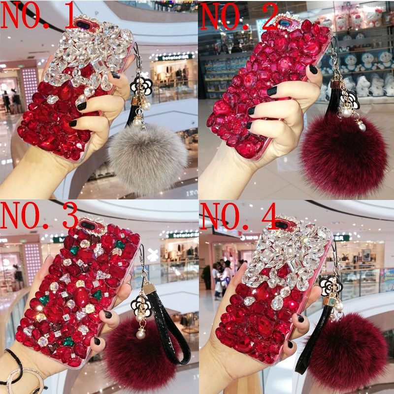 Ốp điện thoại đính đá nhân tạo độc đáo cho iPhone 11 Pro Max 6 6s 7 8 Plus X XS Max XR