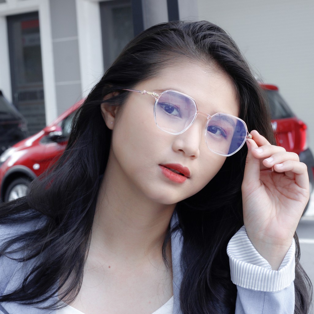 [LẮP SẴN CẬN] – Gọng cận nam nữ, gọng kính nhựa dẻo,mắt kính chống ánh sáng xanh , kính mắt lục giác GZ0367 | BigBuy360 - bigbuy360.vn