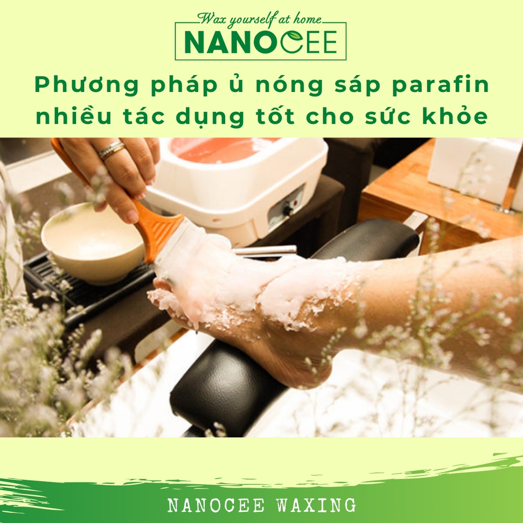 Nồi Nấu Sáp Paraffin Chính Hãng RADIUM D392 Giúp Ủ Da Chân Tay Mềm Mại, Căng Mịn, Giữ Ẩm, Tránh Khô Ráp, Nứt Nẻ NANOCEE