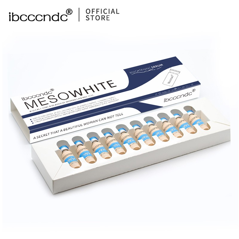 ibcccndc Meso White Brightening Serum BB Glow Skin Cream 10PCS/Set