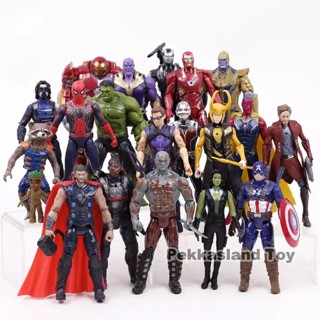 Bộ 20 Mô Hình Marvel Đồ Chơi Siêu nhân Siêu anh hùng