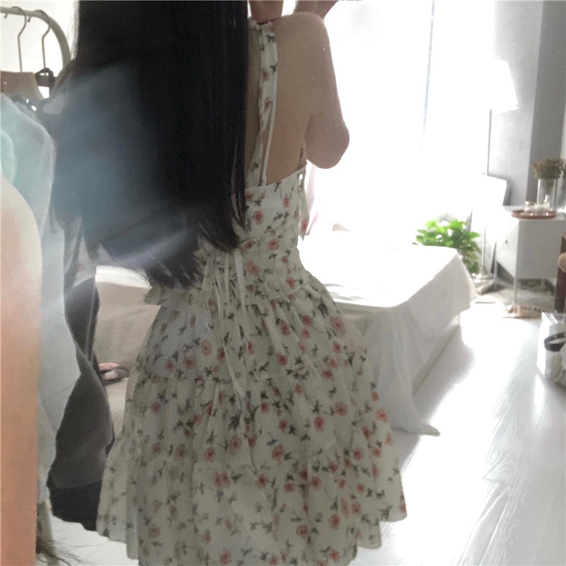 Đầm Hoa Mini Thời Trang Mùa Hè Quyến Rũ Cho Nữ