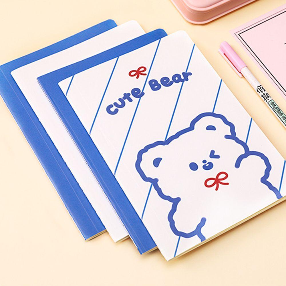 PEWANY Sổ Tay Lên Kế Hoạch Khổ A5 In Họa Tiết Gấu Dễ Thương Tiện Dụng