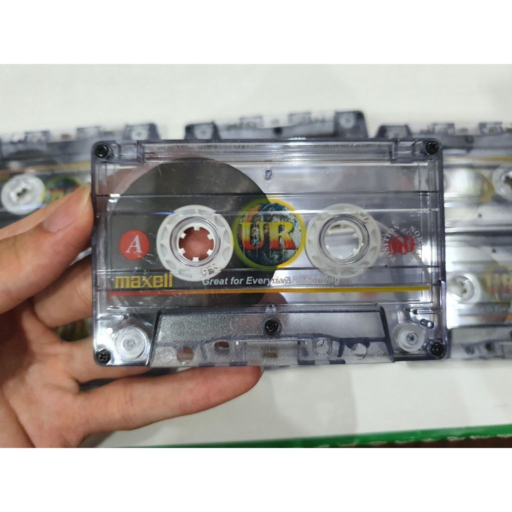 Combo 3 Băng Cassette Cũ 1 Nước Các Hãng Có Thể Thâu Lại Được, Băng Cassette Sony, Maxell, TDK, Victor