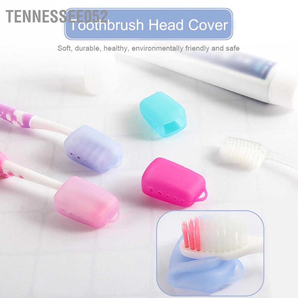 Tennessee052 Silicone Toothbrush Head Cover Electric Protective Cap for Home Travel Camping