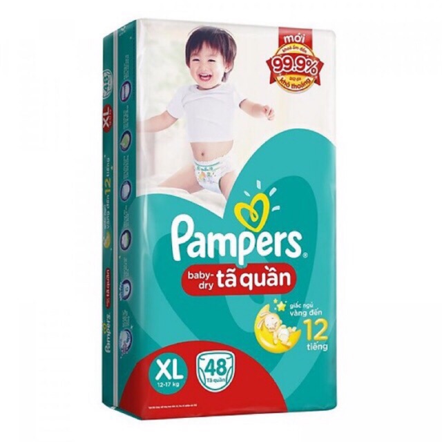 Tã quần Pampers size XL48