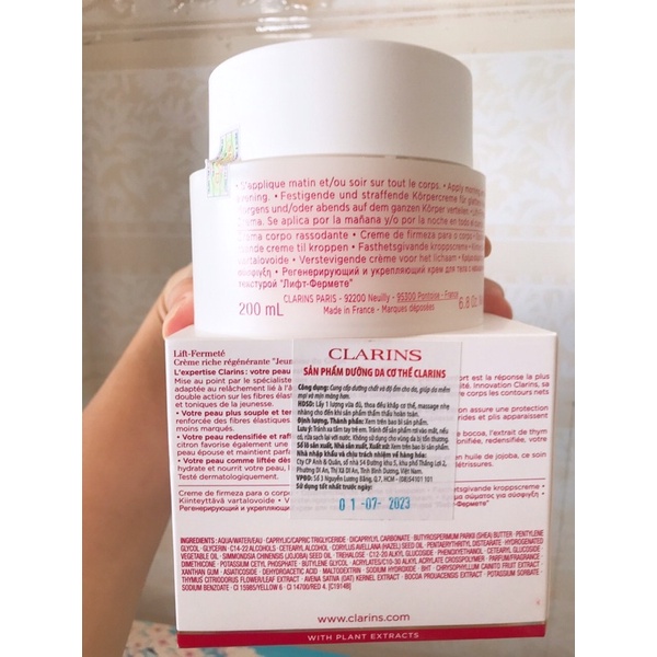 ☘️☘️ Shiseido.nhatban☘Kem Làm Săn Chắc Toàn Thân CLARINS EXTRA-FIRMING BODY CREAM 200ml