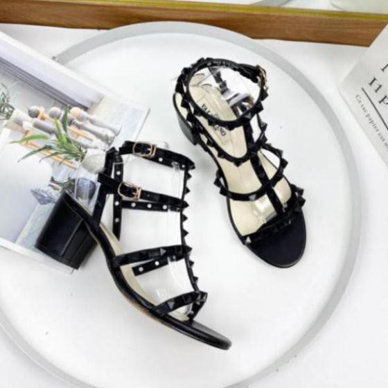 - | Sales | Sandal valentino quai tán đinh đế trụ fullbox "