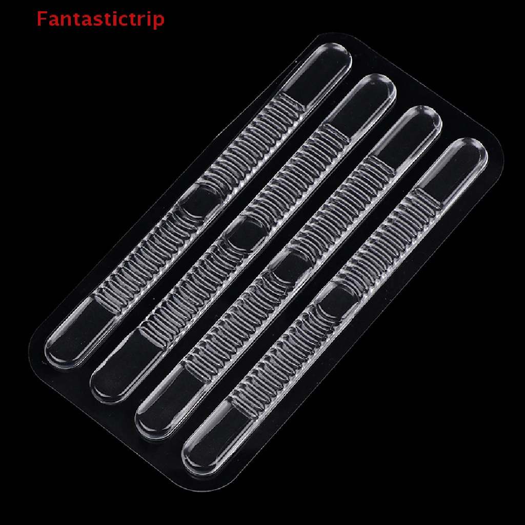 Set 4 Miếng Lót Gót Giày Bằng Silicon Trong Suốt Fantastictrip Mới