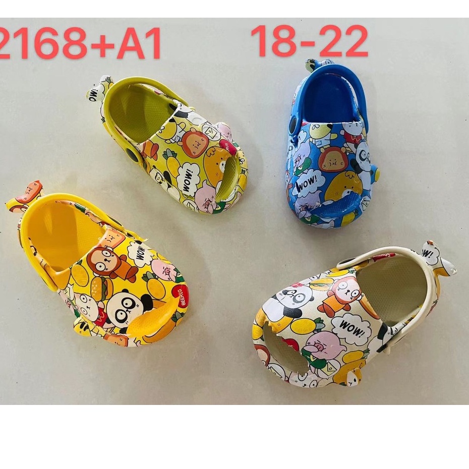 DÉP SỤC CÁ MẬP HOẠT HÌNH QUAI SAU CHO BÉ (MẸ ĐO CHIỀU DÀI CHÂN BÉ)