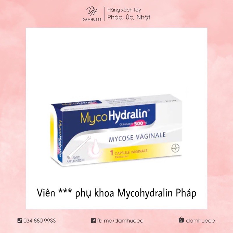 Viên vệ sinh phụ nữ MycoHydrin (bill Pháp)