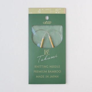CROWN Kim đan vòng tre CLOVER TAKUMI bamboo circular knitting needles Takumi