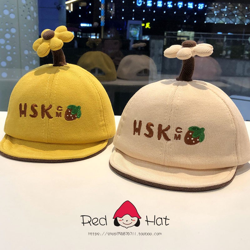 Mũ Lưỡi Trai Họa Tiết Chữ Thêu Đáng Yêu Cho Trẻ Em