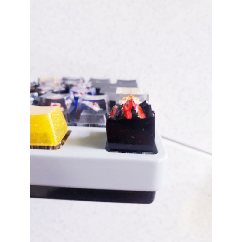 Keycap mô hình núi lửa trang trí bàn phím cơ cherry, OEM, SA.