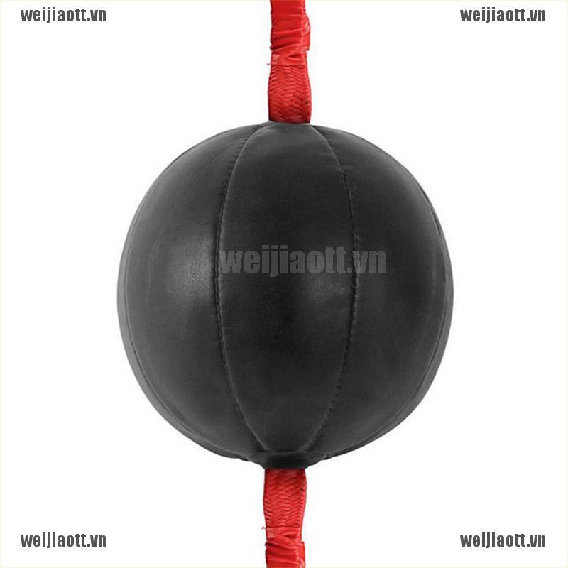 Bóng bằng da PU màu đen để luyện tập đấm boxing tốc độ phản xạ