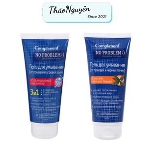 Sữa rửa mặt BHA Compliment No Problem giảm viêm, ngừa mụn 200ml - Chính Hãng