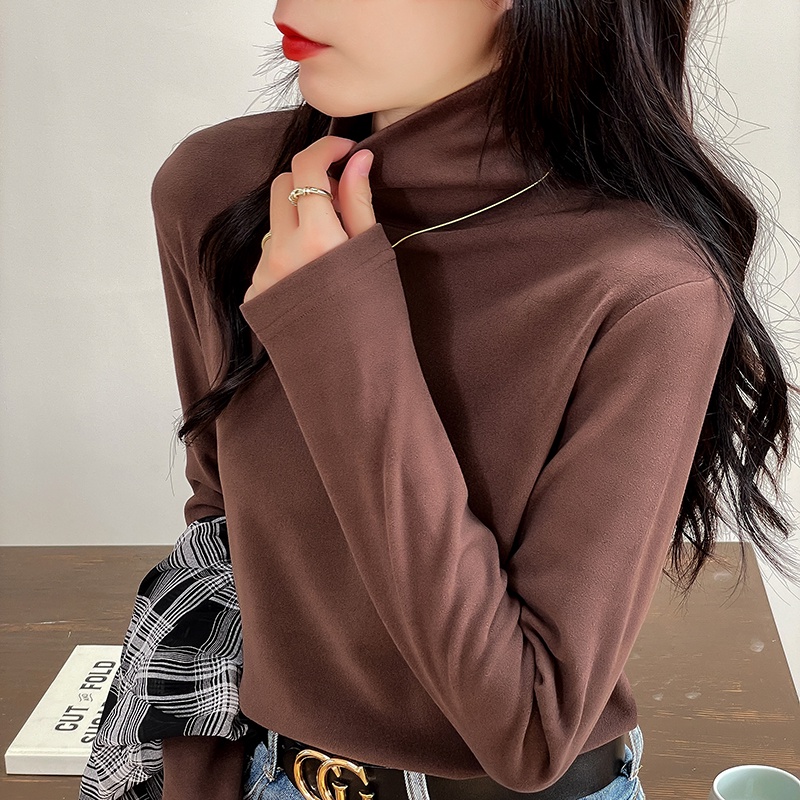 NRVP Áo Thun Nữ Dài Tay Dáng Rộng Phong Cách Hàn Quốc Thời Trang Mùa Đông 2023