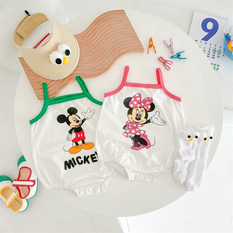 Bộ Trang Phục 2 Mảnh Gồm Áo Liền Quần Và Vớ In Họa Tiết Hoạt Hình Dành Cho Bé Trai Và Bé Gái