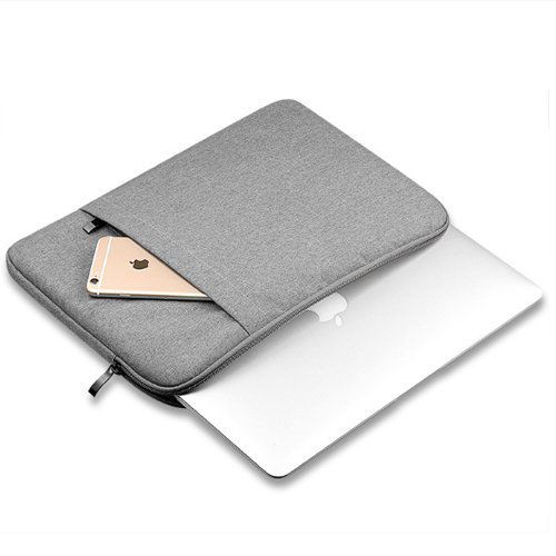 Túi Chống Sốc Cho Macbook Cao Cấp (Xám Nhạt) | BigBuy360 - bigbuy360.vn