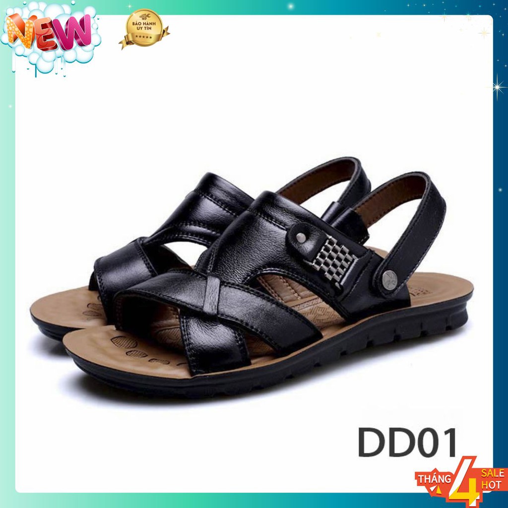 Dép Da Nam Quai Ngang Cao Cấp [ Giá Đặc Biệt ]