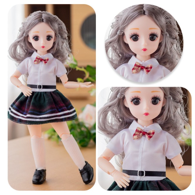 Búp Bê Baboliy OB Cao 30cm 22 Khớp Vô Cùng Xinh Xắn - Váy Nữ Sinh