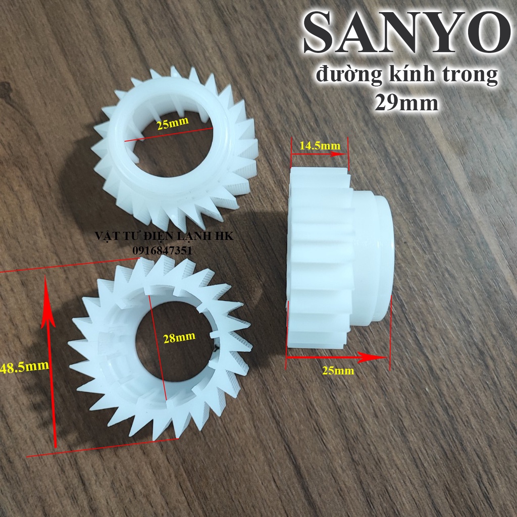 Rãnh côn nhựa các hãng, bánh răng nhông hộp số  LG PANASONIC PANA SANYO