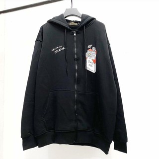 Áo Khoác Nỉ Bông ERROR DAISY KILLS Unisex (Trắng/Đen)