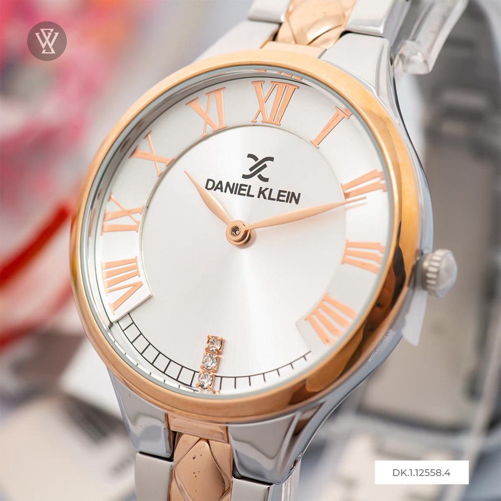 Đồng Hồ Quartz Nữ Daniel Klein WATCHSTORE DK.1.12558.4 Mặt Kính Khoáng 33mm, Dây Kim Loại, Vỏ Thép Không Gỉ