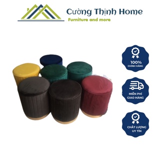 Ghế trang điểm trần mút chân sắt sơn tĩnh điện