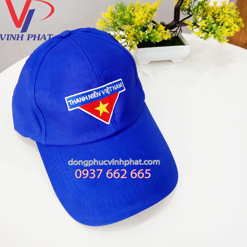 Mũ nón kết đoàn thanh niên thêu logo đẹp mắt, đảm bảo chất lượng và mang nhiều ý nghĩa