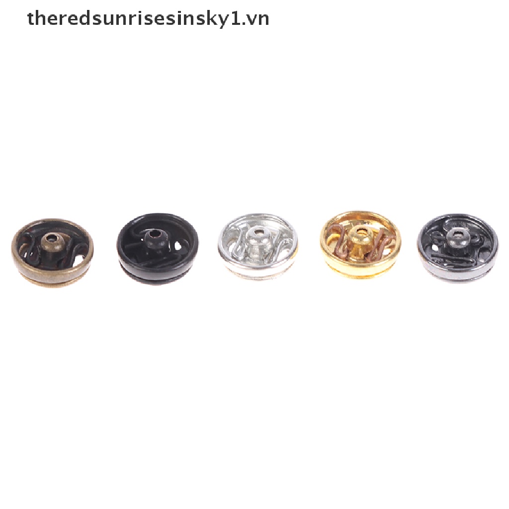 Set 24 nút nhấn mini dành cho may quần áo búp bê DIY tỉ lệ 1/6