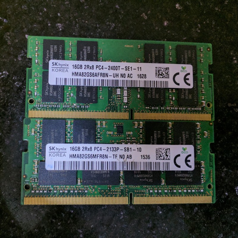 Trao Đổi Mua Bán Ram Laptop DDR4 Hynix 16G Bus 2400 PC42400T Gò Vấp