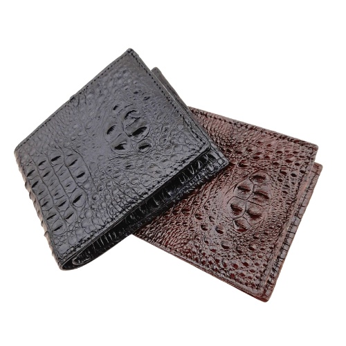 Ví ngang nam, ví da cá sấu nguyên con 1 mặt.