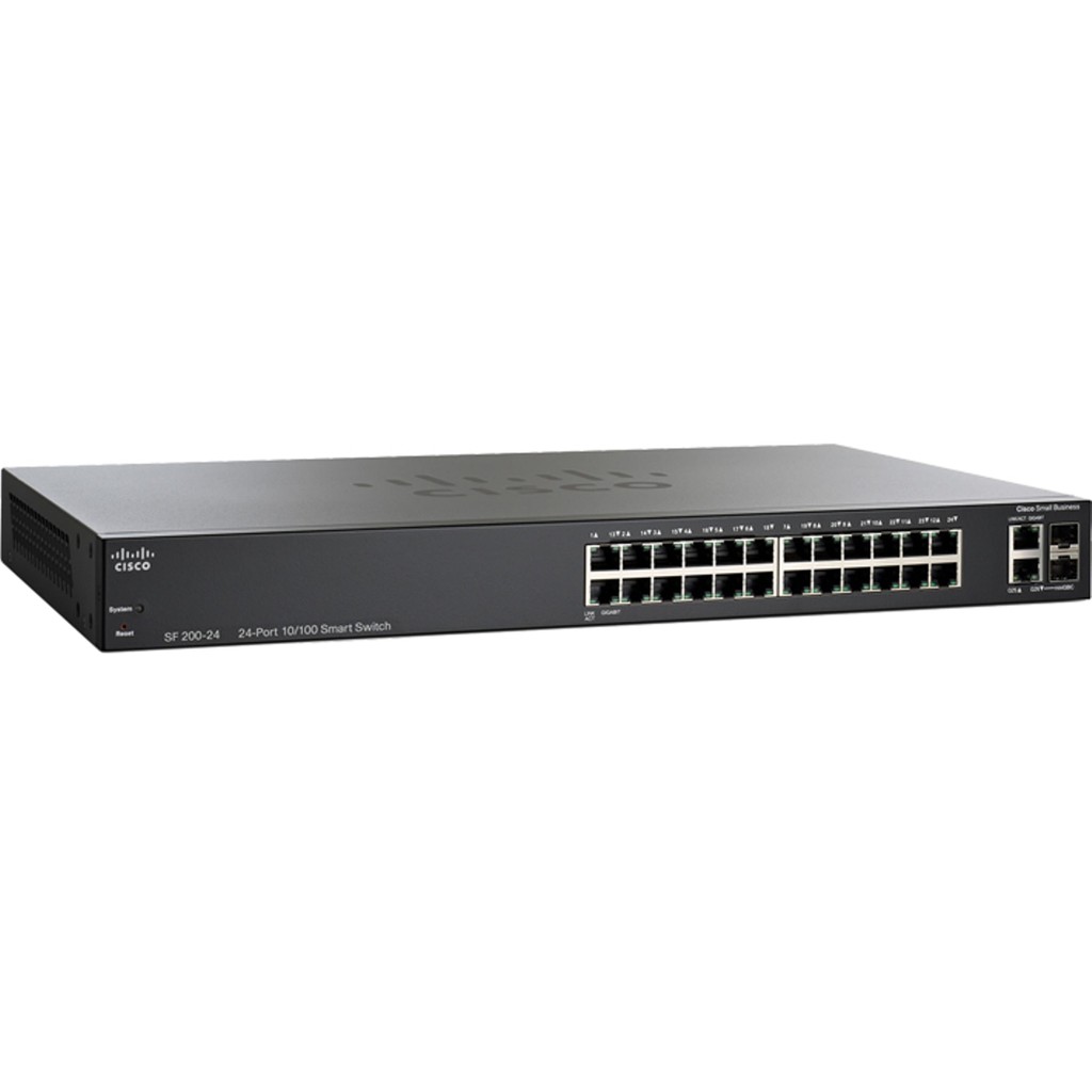 [FREESHIP 99K]_Cisco SLM224GT-EU SF200-24 24-Port 10/100 Smart Switch