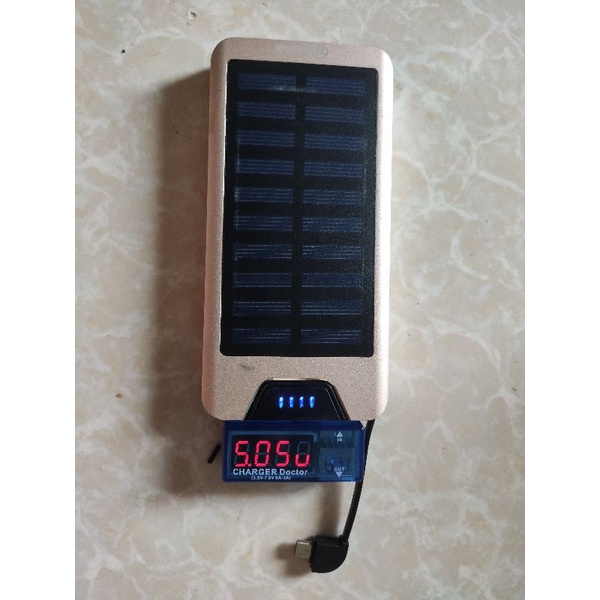 Sạc dự phòng năng lượng mặt trời titan 10000mah