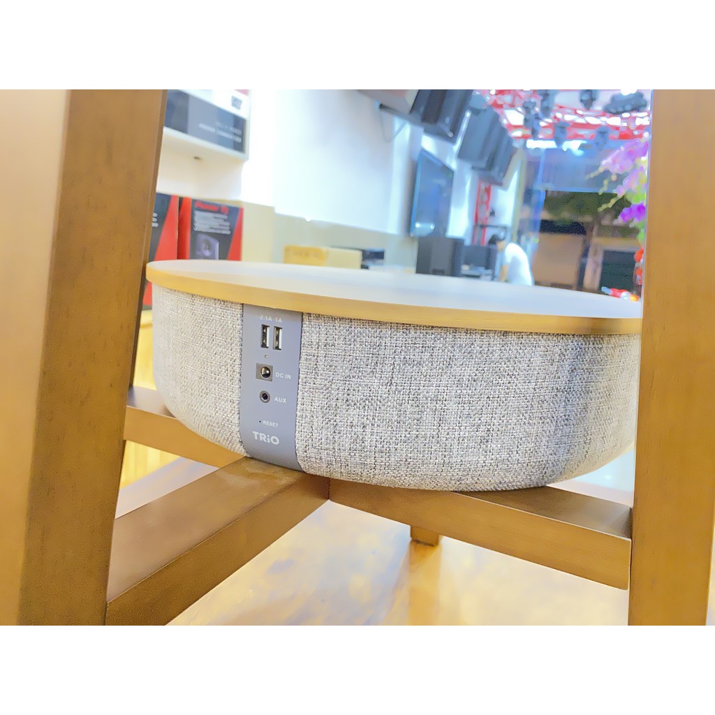 Loa Bluetooth Trio Z9 Walnut Grey