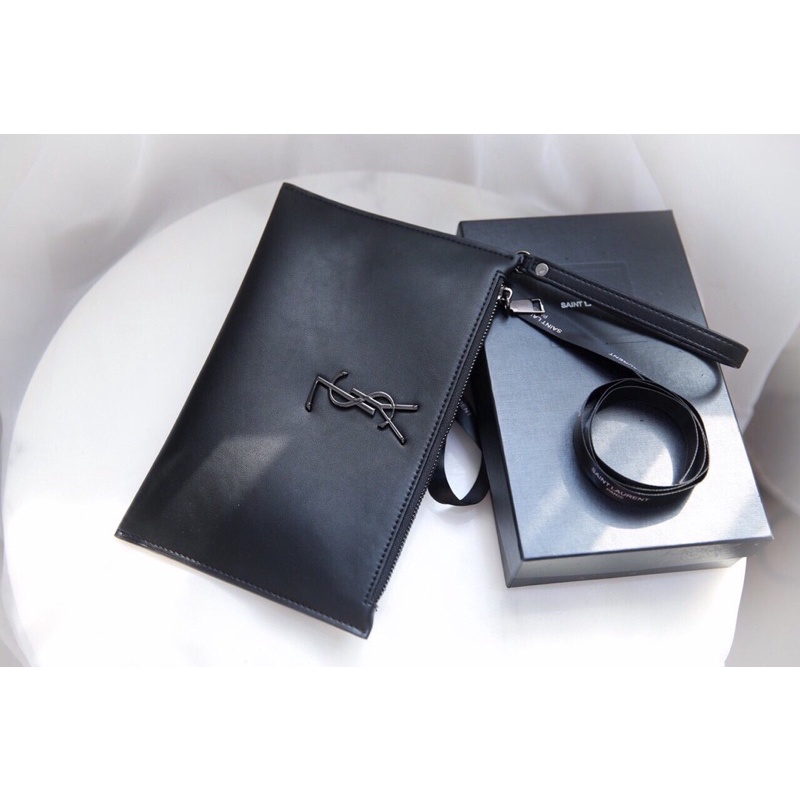 Clutch Y S L Full đen fullbox