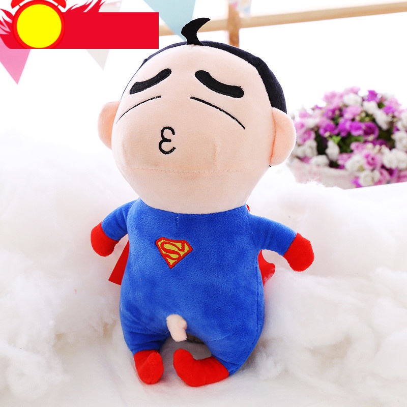 THÚ BÔNG SHIN SUPERMAN ĐÁNG YÊU  - GẤU BÔNG SHIN SIÊU NHÂN