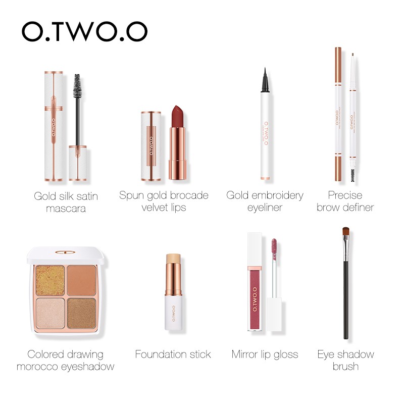 Set Dụng Cụ Trang Điểm Mắt + Son Môi O.TWO.O Thiết Kế Chuyên Dụng Chất Lượng Cao 304g | BigBuy360 - bigbuy360.vn