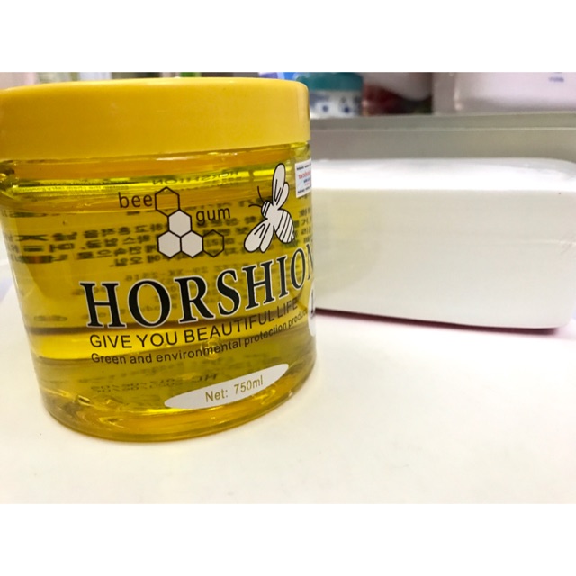 ✨ HOT ✨ sáp wax tẩy sạch lông lạnh Horshion mật ong 500g hủ vàng