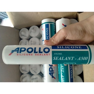 Keo silicon Apolo A500 (đen, trắng sữa, trắng trong)