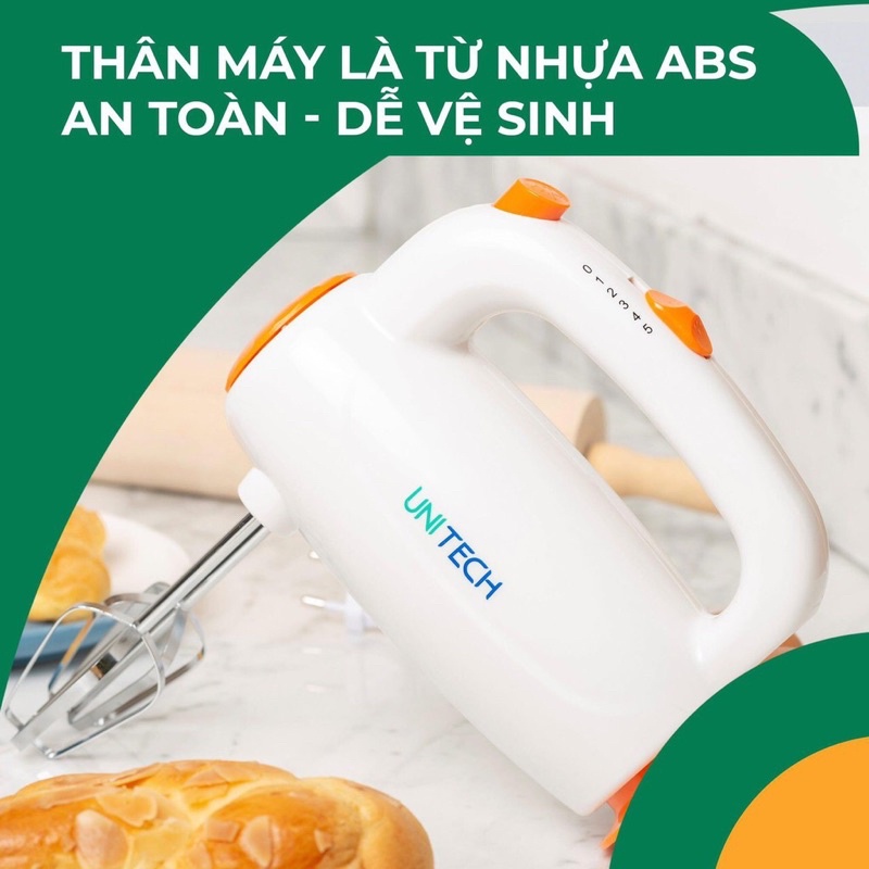 Máy đánh trứng Unitech Hu-1411 300w