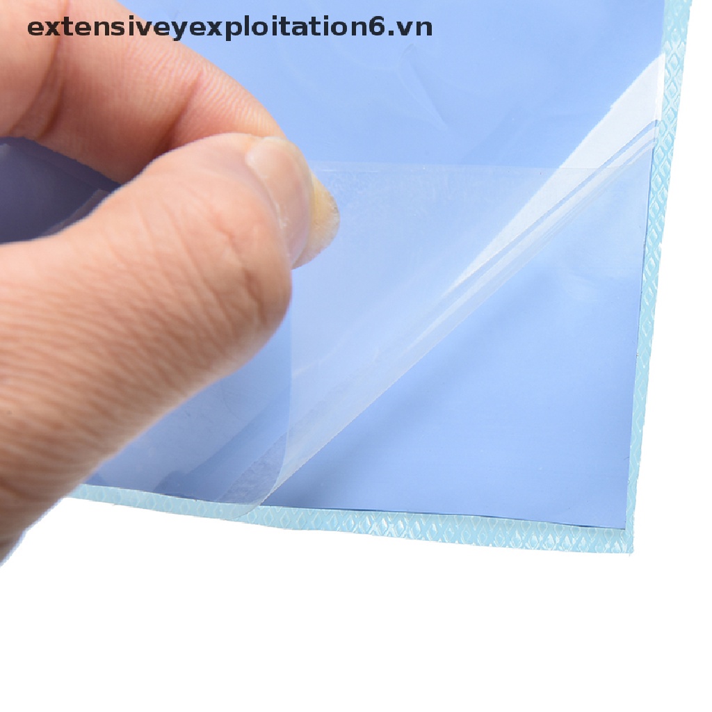 Tấm TảN NhiệT Silicone MàU Xanh Dương / E6VN / / 100mmx100mmx1mm