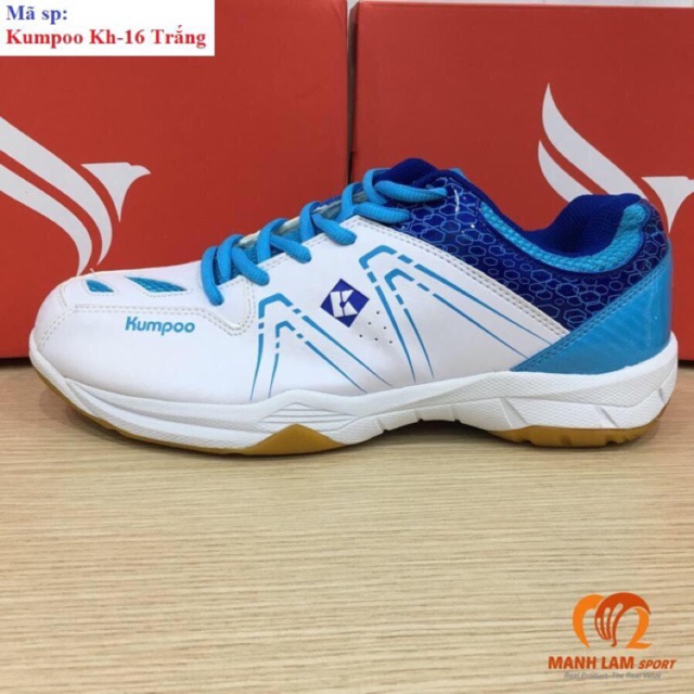 NEW -CK [Chính hãng] Giày Cầu Lông Kumpoo Kh16 Trắng êm chân, bền, bảo hành 2 tháng, 1 đổi 1 trong vòng 15 ngày ! ˇ Rẻ ↢