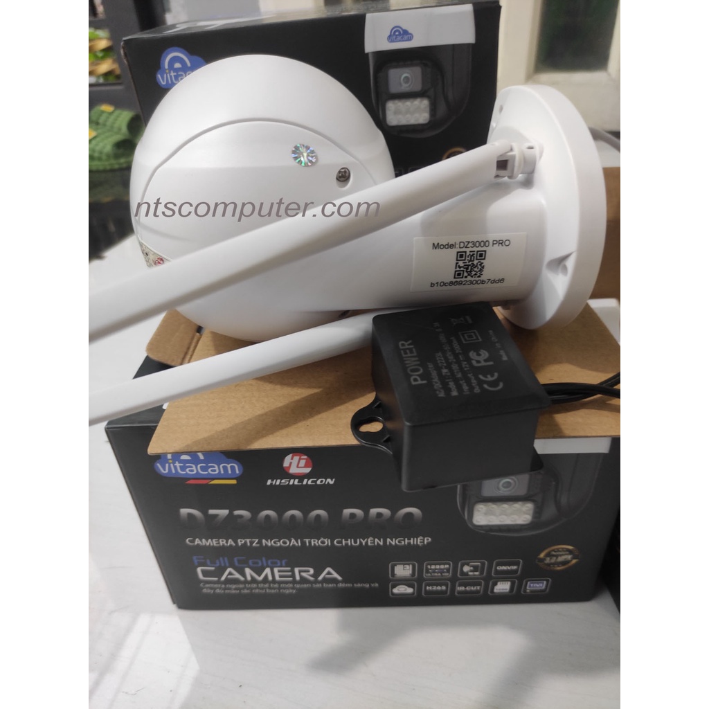 Camera IP Wifi Ngoài Trời Vitacam DZ3000 Pro, ULTRA HD Siêu Nét 3.0 MP