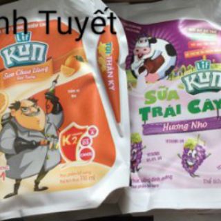 Thùng sữa Kun túi (24 túi/110ml,date mới nhất)