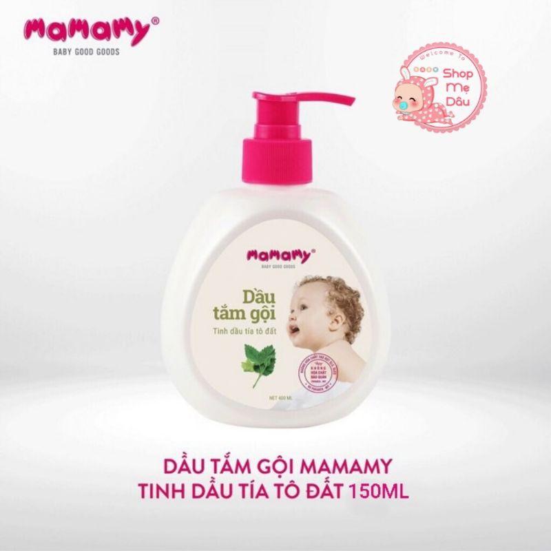 Dầu tắm gội Mamamy thiên nhiên 150ml