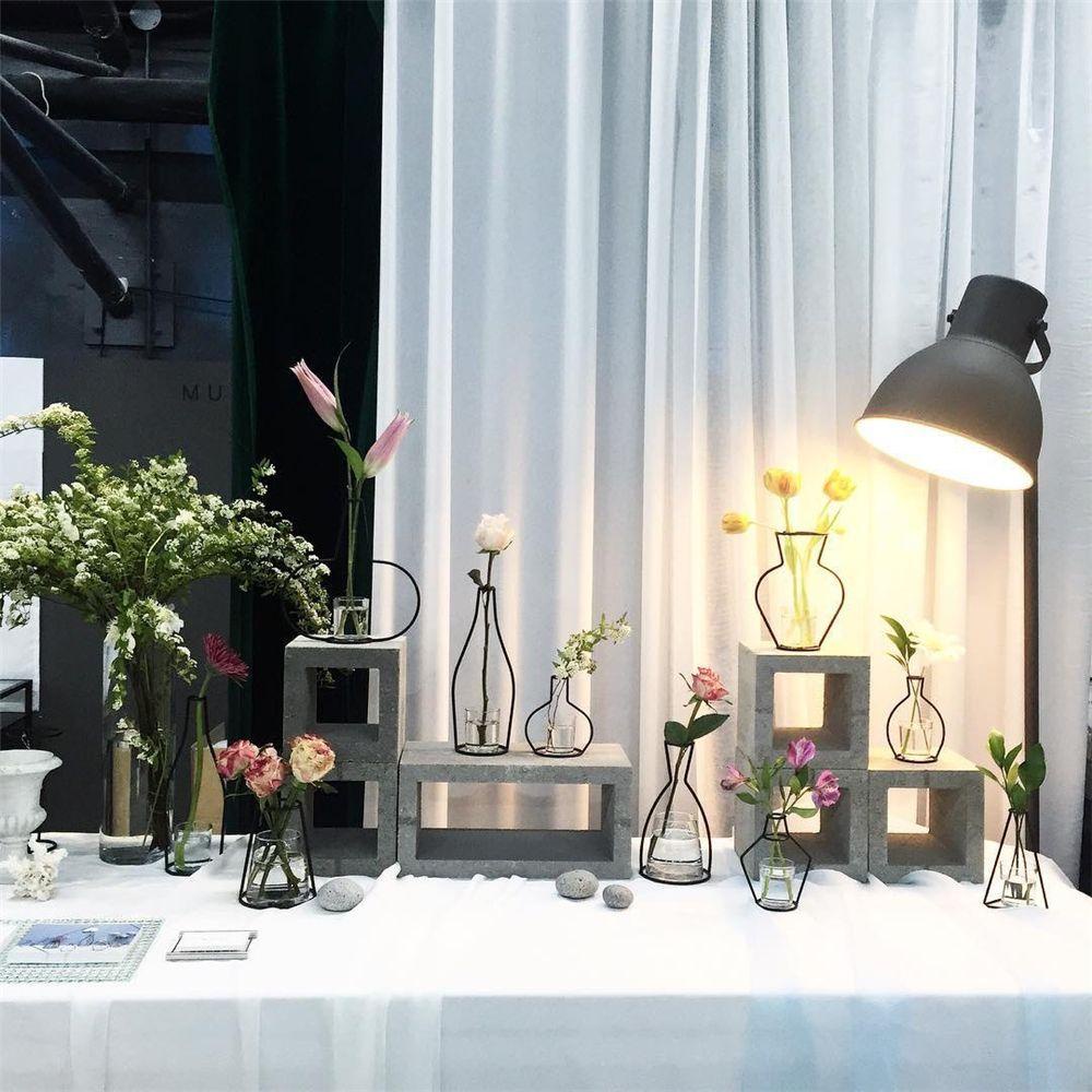 Kệ Sắt Để Chậu Hoa Thiết Kế Hiện Đại Phong Cách Bắc Âu