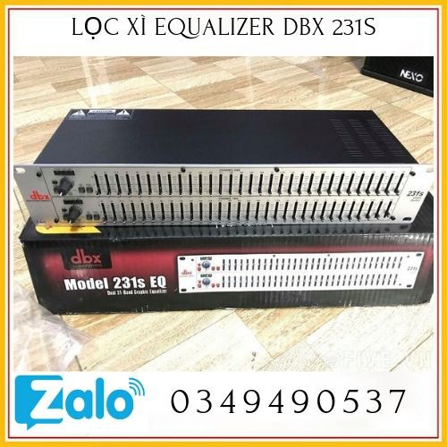 LỌC XÌ EQUALIZER DBX 231S 62 CẦN CHỈNH ÂM THANH CHUYÊN NGHIỆP