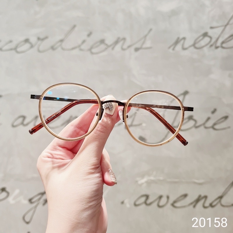 Kính giả cận, gọng kính cận tròn nhỏ thời trang 20158 - Vii Store